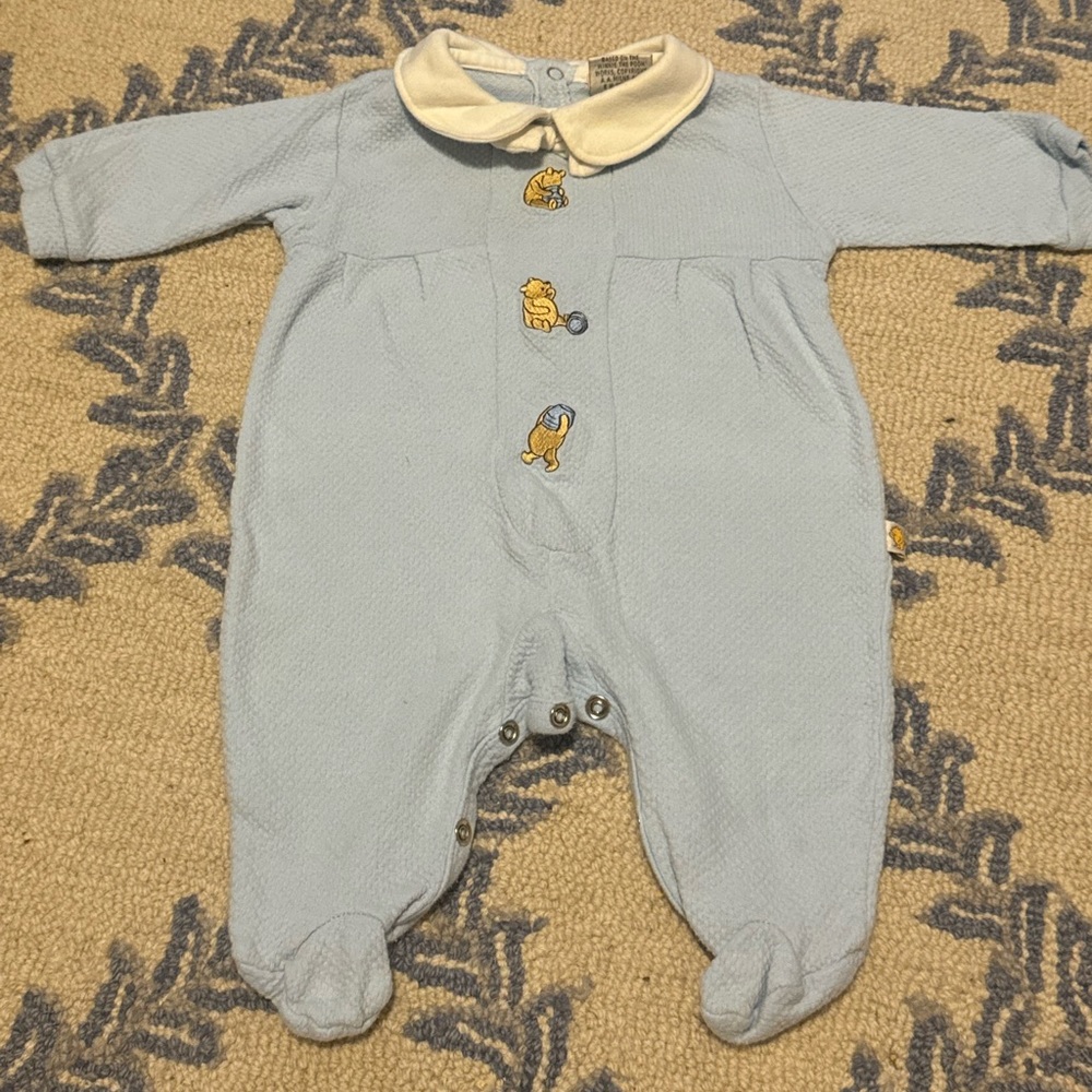 Vintage Baby embroidered coverall